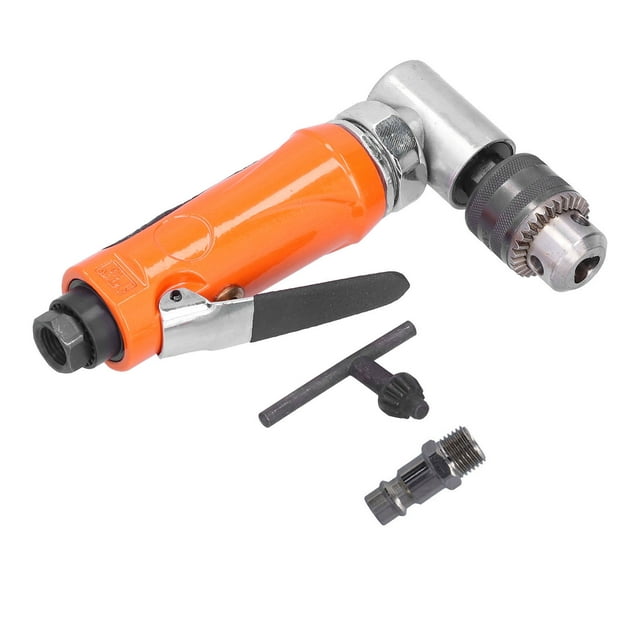 Taladro neumático Taladro angular de aire 90° 1/4 pulg. Herramienta manual con cabezal acodado de 6 mm KP‑555LEstilo europeo VoborMX herramienta