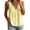 Yellow, variant on Womens Summer Tops Gsakboxl Women's Cotton‑Linen Lace‑Trim V‑Neck Sleeveless Tank Top Casual Loose‑Fit Peplum Summer Comfortable Blouse Beige L
