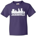 thumbnail image 3 of Inktastic Jacksonville Skyline Grunge Youth T-Shirt, 3 of 5