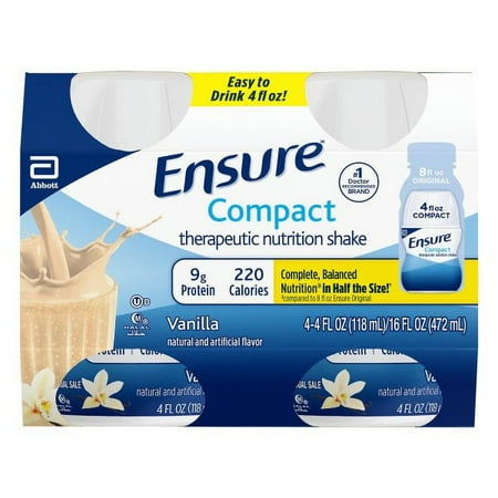 Ensure Compact Vanilla 4pk