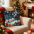 thumbnail image 3 of Cubiertas de Almohada de Navidad 45x45cm/17.72x17.72In - Decoración de Vacaciones Del Sofá Del Hogar, 3 of 6