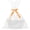 White, variant on PinkSheep Small Baskets for Gifts, Woven Gift Basket Empty with Plastic Wrap Bag & Ribbons, 12" x 8", Light Purple