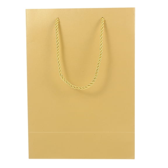 FRCOLOR Present Bag with Handles Golf Bags Jewelry Container Child Shopping Golden
