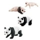 thumbnail image 5 of Figuras de animales de ciclo , juguete de 4 de animales Panda, juego , figuritas de animales realistas, modelos de ciclo de estilo B, 5 of 8