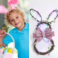 thumbnail image 2 of 2022 New Led Easter Bunny Lantern Rattan Wreath, 2 of 3