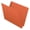 Orange, variant on 14 pt Color Folders, Full Cut 2-Ply End Tab, Letter Size, 2 Fasteners in Pos #1 & #3, Pink (Box of 50)