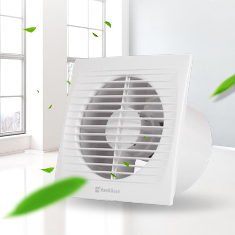 6" Wall-Mounted Exhaust Fan Silent Ventilation Extractor For Toilet Kitchen Vent Used in Kitchen, Bathroom, Living Room, Office Space.