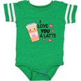 thumbnail image 3 of Inktastic I Love You a Latte with Coffee Cup Boys or Girls Baby Bodysuit, 3 of 5