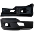 thumbnail image 3 of Bumper Corner Black Plastic w/ fog light hole (Right Passenger Side) w/Bracket compatible with T680 2013-2021, 3 of 8