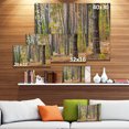 thumbnail image 3 of Green Fall Forest with Thick Woods - Modern Forest Canvas Art, 3 of 4