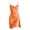Orange, variant on QASIEATN Women Ruched Cowl Neck Midi Bodycon Women's Cozy Relaxed Fit Sleep Dress