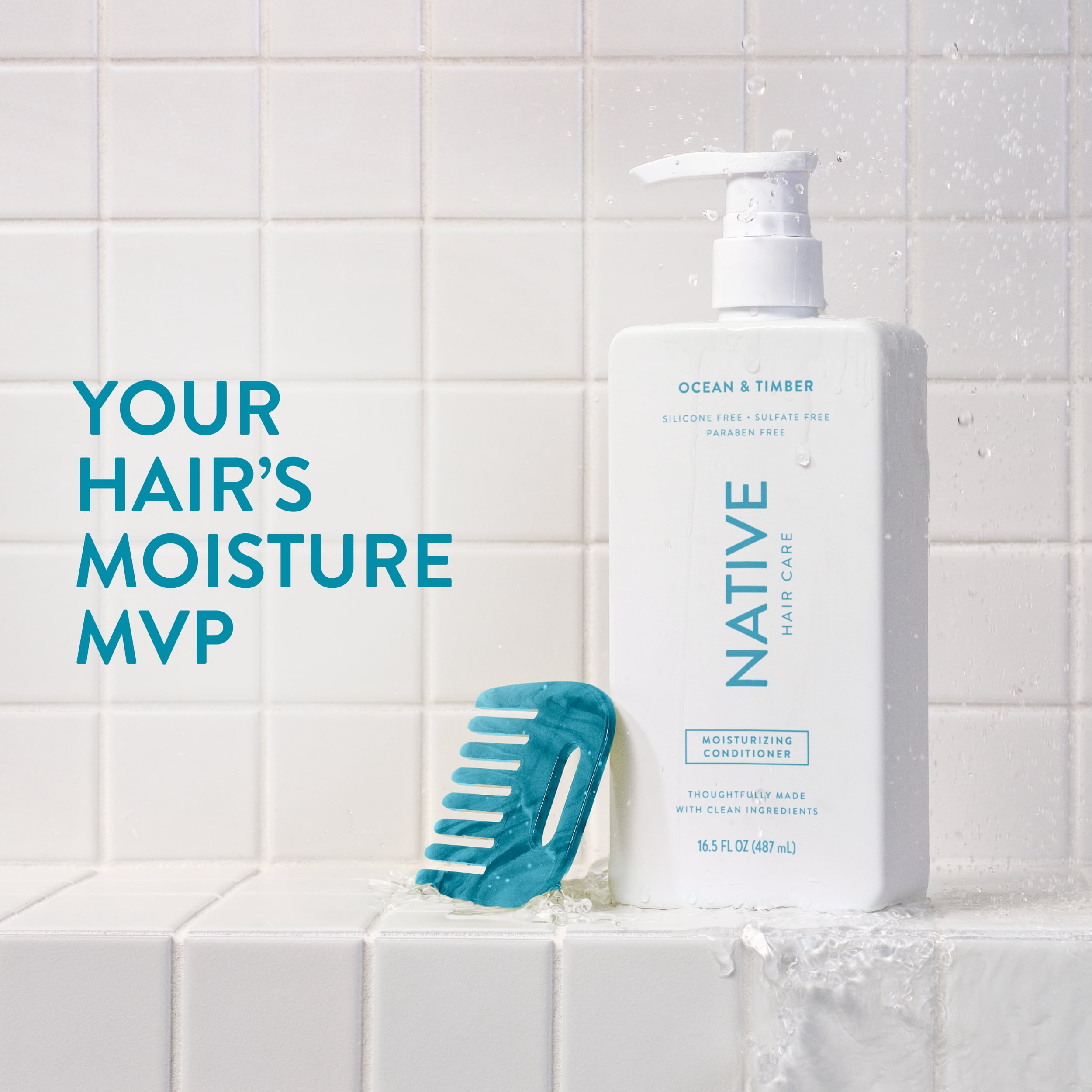 (6 pack) Native Moisturizing Conditioner Ocean and Timber 16.5 fl oz