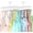 White, variant on Bra Hanger for Closet, Tank Top Organizer 20 Hooks Capacity Foldable Wood Space Saving Hanger Closet Organizers and Storage for Dorm & Apartment for Tank Top, Hats, Scarf etc.