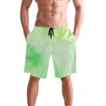 thumbnail image 4 of Dailycode Men's Quick Dry Swim Trunks Beach Shorts Casual Summer Board Shorts with Pockets, Light Pastel Watercolor, 4 of 8
