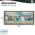 thumbnail image 4 of Stupell Industries Farmhouse Laundry By The Sea Brown Floating Frame Canvas Art, 31 x 14, by Charlene Olson, 4 of 8