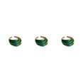 thumbnail image 3 of Qarigey Chica anillo decoración moda apertura nudillo anillos cumpleaños Navidad regalo joyería para compromiso celebración verde Type1 NO1 Qarigey CBP315834, 3 of 6