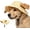 L-1pc, variant on Pet Sun Hat Adjustable Breathable with Ear Holes for Small Large Dogs Cats BeachL-1pc