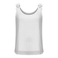thumbnail image 6 of PFRNLF No Boundaries Womens Tank Tops Flowy Sleeveless Summer Boho Tank Top Casual Crewneck Strap Lace Camisole Shirts, 6 of 9
