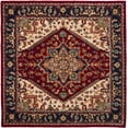 thumbnail image 3 of Safavieh Heritage York Oriental Wool Area Rug, Red, 4' x 4' Square, 3 of 12