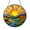 Acrylic 3.5 Inch, variant on Window Suncatcher Featuring Colorful Sunrise Design, Scenic Nature Decor Hanging, Cozy Home Accent, Unique Gift