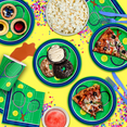 thumbnail image 6 of Tennis Birthday Party Supplies Set Plates Napkins Cups Tableware Kit for 16, 6 of 7