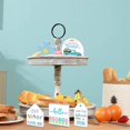 thumbnail image 4 of Desktop Decor,Wood Tiered Spring Decorations Spring Kitchen Decor Tray Flat Tiered Decor Mini Signs Spring Home Market Fresh Tray Decor For Easter 3D Decor Flower Decoration Hangs, 4 of 8