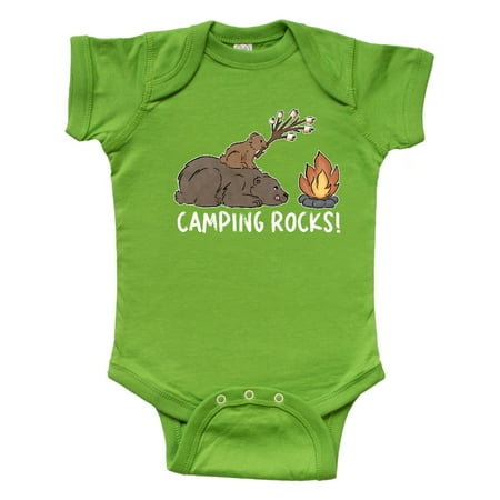 

Inktastic Camping Rocks Gift Baby Boy or Baby Girl Bodysuit