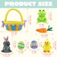 thumbnail image 3 of Cesta de peluche de Pascua JOYIN, 7 unidades, estilo original para niños, 3 of 8