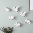 thumbnail image 3 of 3D Flying Pig Wall Decor Ceramic Hanging Ornament for Home & Office, 3 of 5