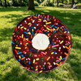 thumbnail image 2 of XINGAG Novelty Chocolate Sprinkle Donut Shaped Blanket, Funny Realistic Warm Food Throw Blanket, Soft Cozy Blanket for Sofa Bed, Unique Gift for Family Friends, 2 of 5