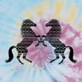 thumbnail image 2 of Juniors' Lost Gods Southwestern Horse Silhouettes T-Shirt, 2 of 4