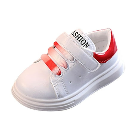 

QWERTYU Kids Girls Boy Soft Sole First Walkers Shoes for Toddler Baby Girl Boy Spring Summer Fall Non-Slip Breathable Sneakers 15M-6Y