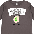 thumbnail image 4 of Inktastic I Support Mental Health Awareness green ribbon Boys or Girls Long Sleeve Toddler T-Shirt, 4 of 5