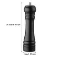 thumbnail image 3 of Molino de pimienta negro Molino de pimienta manual de madera Botella Molino de pimienta creativo, 3 of 8