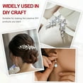 thumbnail image 6 of 50Pcs Pointed Back Rhinestones,  10mm Round Faceted Crystal Rivoli Rhinestone, Milky Pink, 6 of 6