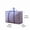 M, variant on 1PC foldable moving bag Large capacity woven bag snakeskin bag Waterproof portable mobile bag blue