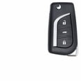 thumbnail image 2 of Car Key Fob Cover Case Protector Zinc Alloy Leather Car Smart Remote Key Fob Case Cover For Toyota Camry 2018-up, 2 of 7