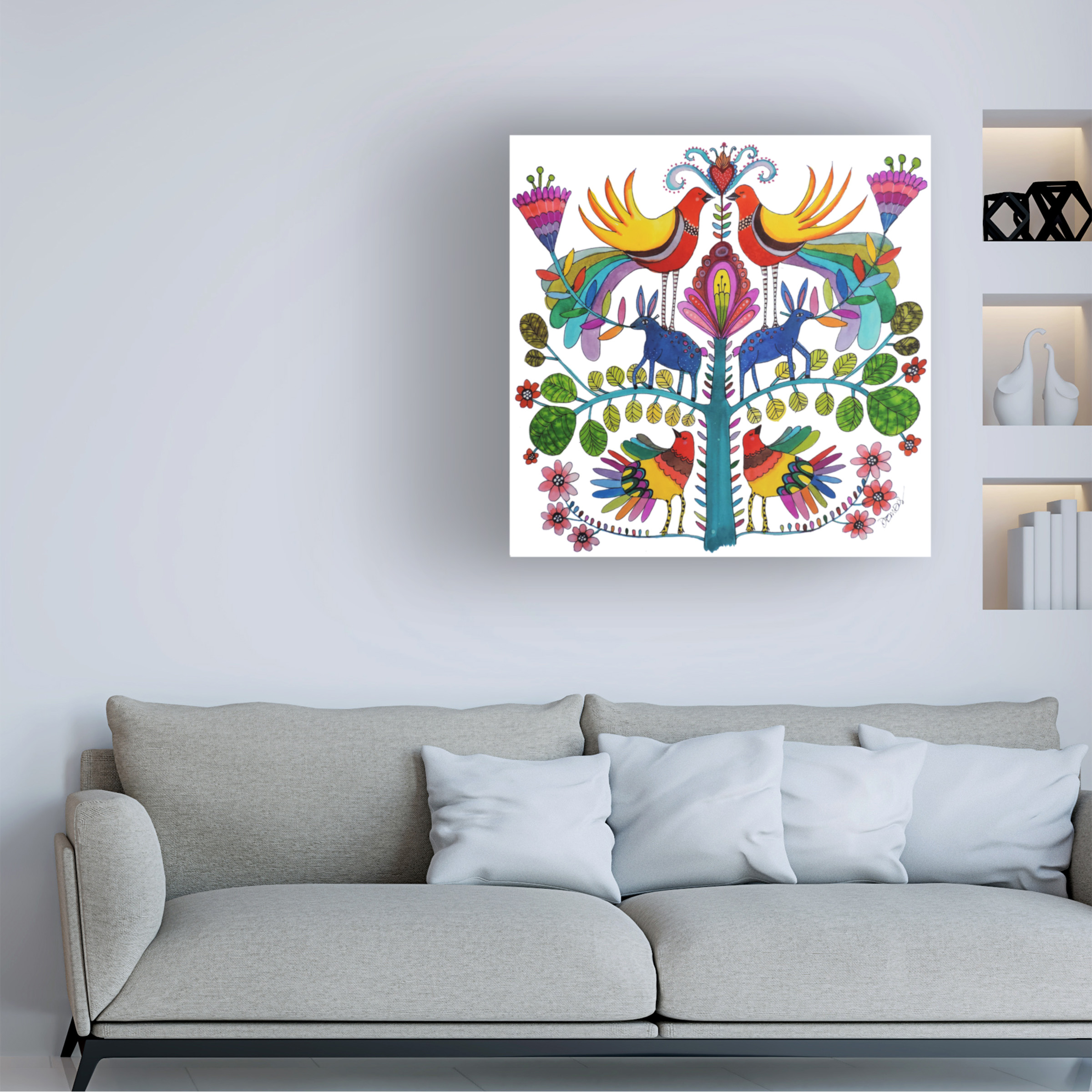 Sylvie Demers 'Otomi Love' Canvas Art