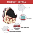 thumbnail image 4 of Watermelon Pattern Bookbag – Unique Gift for Students & Travelers, Adjustable Padded Straps for Shoulder Comfort, 4 of 6