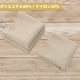 thumbnail image 4 of 5 Piezas de Toallas de Mano de Cocina, Paños de Cocina Reutilizables para Cocinas 9.84"x9.84" Beige, 4 of 6