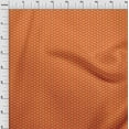 thumbnail image 3 of oneOone Cotton Silk Orange Fabric Chevron Bandhani Craft Projects Decor Fabric Printed By The Yard 42 Inch Wide, 3 of 4