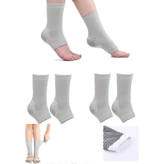 Calcetines de compresión de bambú, calcetines antifatiga de bambú para dormir, alivio del dolor de neuropatía al acostarse, hinchazón de tobillo, para aliviar el dolor de artritis deportiva, Pro