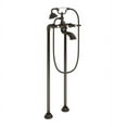 thumbnail image 3 of Moen S22110 Weymouth Floor Mounted Clawfoot Tub Filler - Nickel, 3 of 7