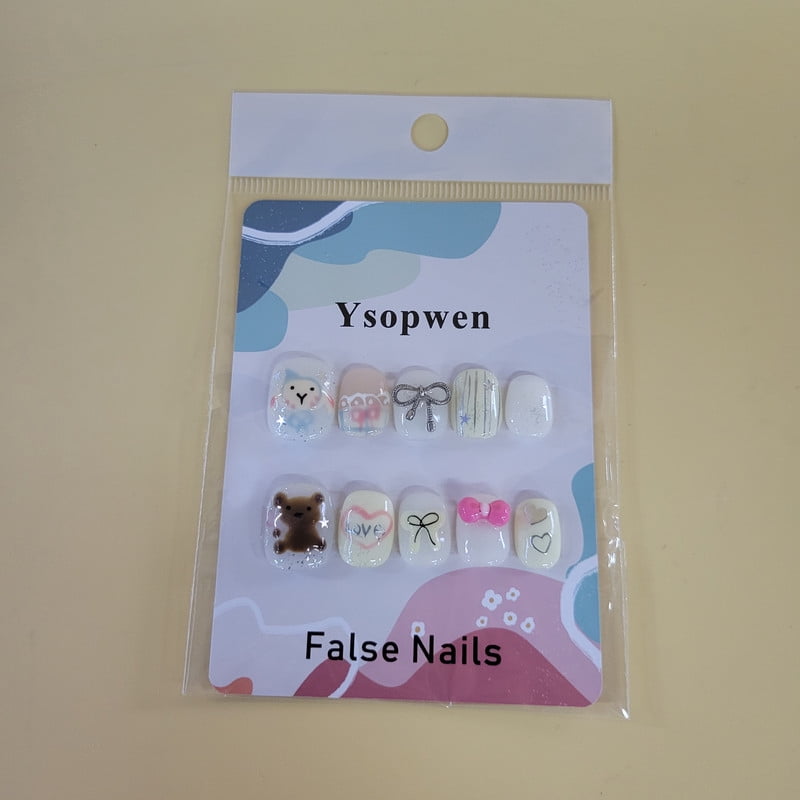 Ysopwen False nails – Full Cover Artificial Nails for DIY Manicure, Durable Nail Tips for Salon and Home Nail Art