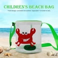thumbnail image 4 of Borsa a rete Borsa a conchiglia giocattolo Borsa a rete giocattolo per cartoni animati Borsa da nuoto per bambini, 4 of 7