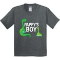 thumbnail image 3 of Inktastic Pappys Boy Grandson Dinosaur Youth T-Shirt, 3 of 5