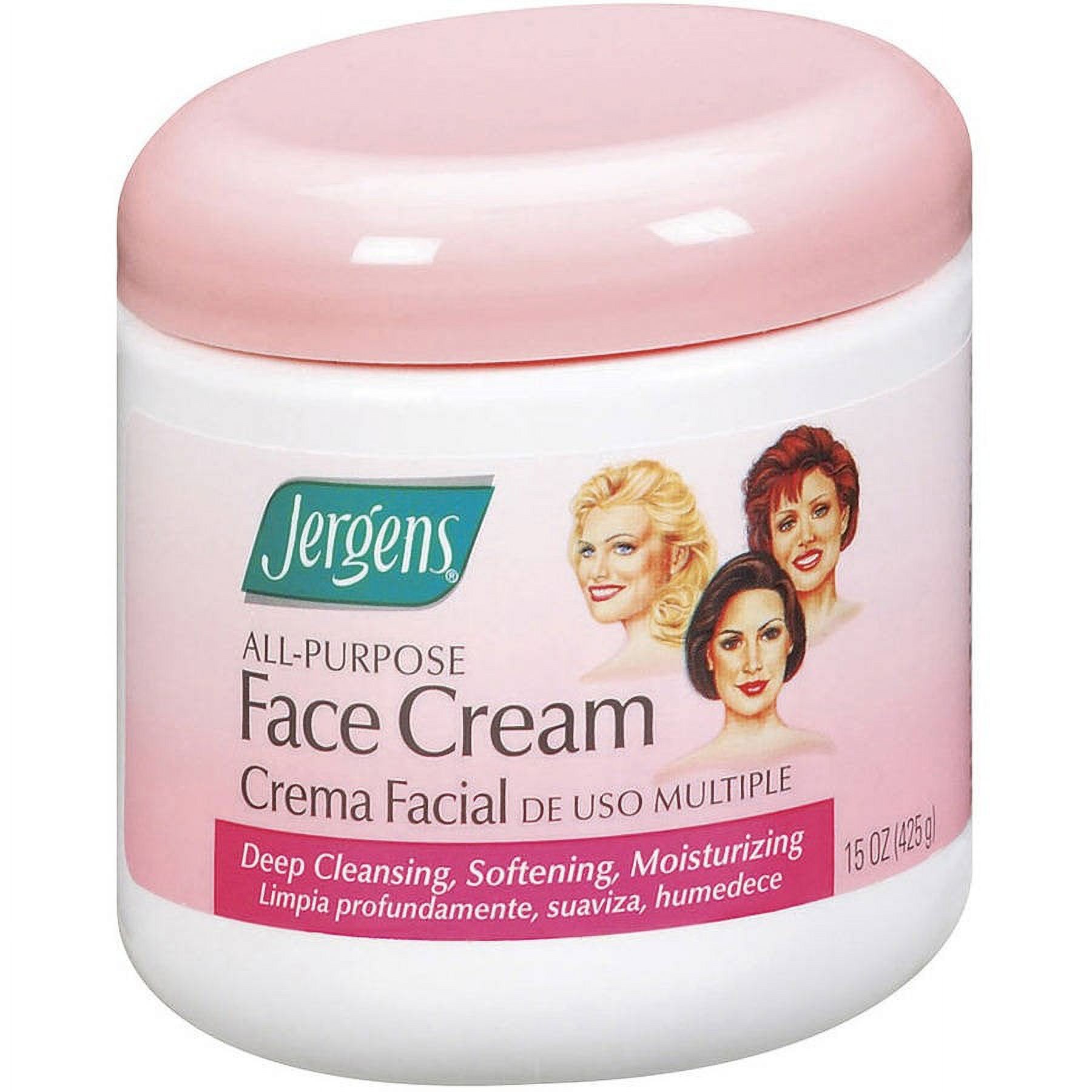 Jergens All Purpose Face Cream Moisturizer Lotion, 15 fl oz - image 3 of 3