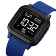 thumbnail image 3 of yeacher SKMEI 1894 Dual Time Sport Watch with Stopwatch, Alarm, and 50M Water Resistance - Stylish Blue & Black Digital Timepiece for Men, 3 of 6