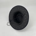 thumbnail image 5 of QASIEATN Everyday Wear Accessories for Men Classic Western Hat With Leather Solid Color Stylish Cowboy Hat Retro Sun Hat, 5 of 6