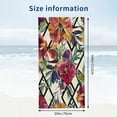 thumbnail image 3 of PHYHOO Floral Pattern Oversized Quick Dry Microfiber Beach Towel Spring Floral Lightweight Sand Free Towel Super Soft &amp; Absorbent for Travel Swimming Sports 30x60in, 3 of 8